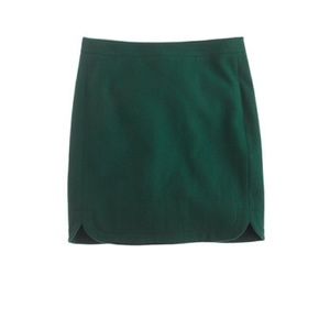 JCREW SHIRTTAIL MINI IN WOOL